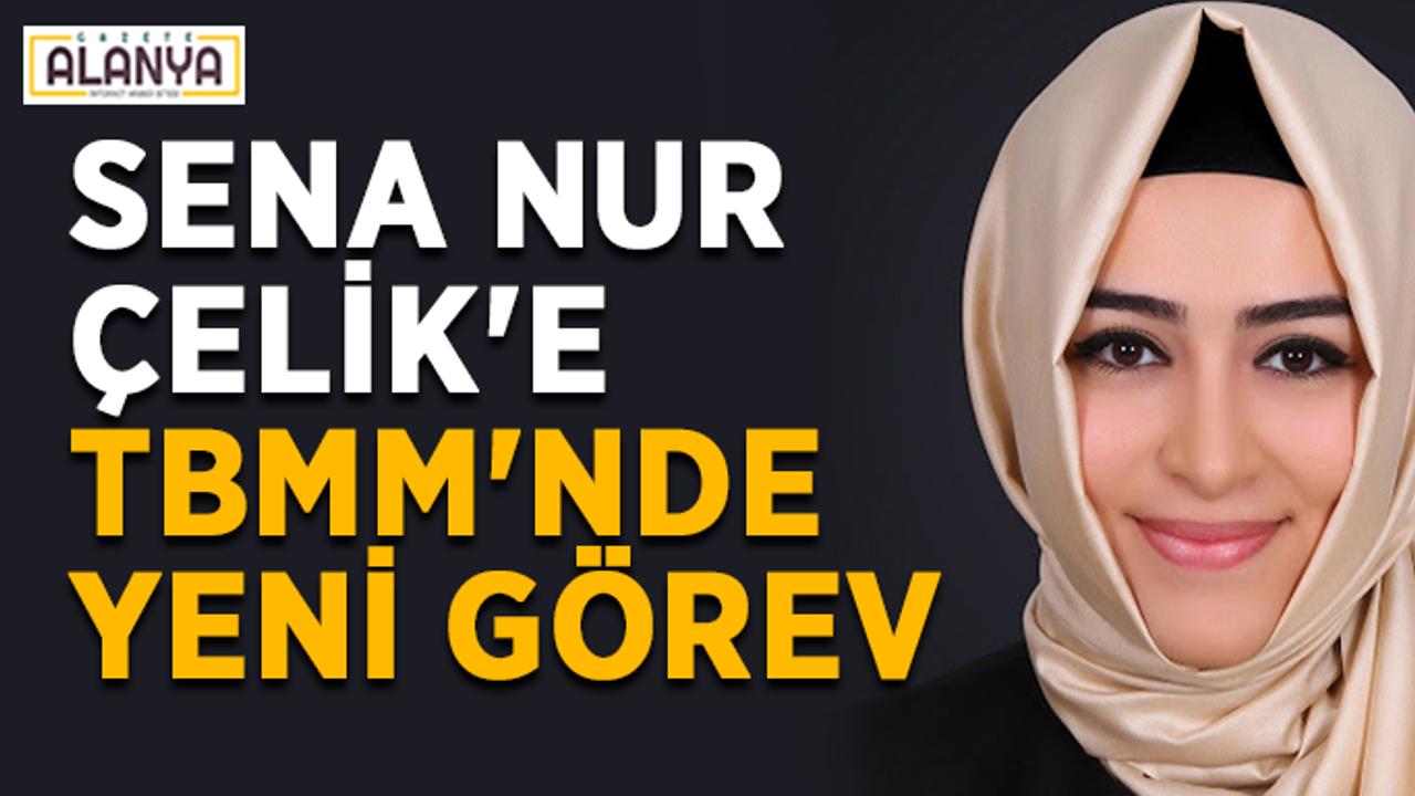 Sena Nur Çelik'e TBMM'nde yeni görev