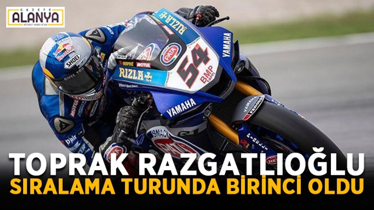 Toprak Razgatlıoğlu sıralama turunda birinci oldu