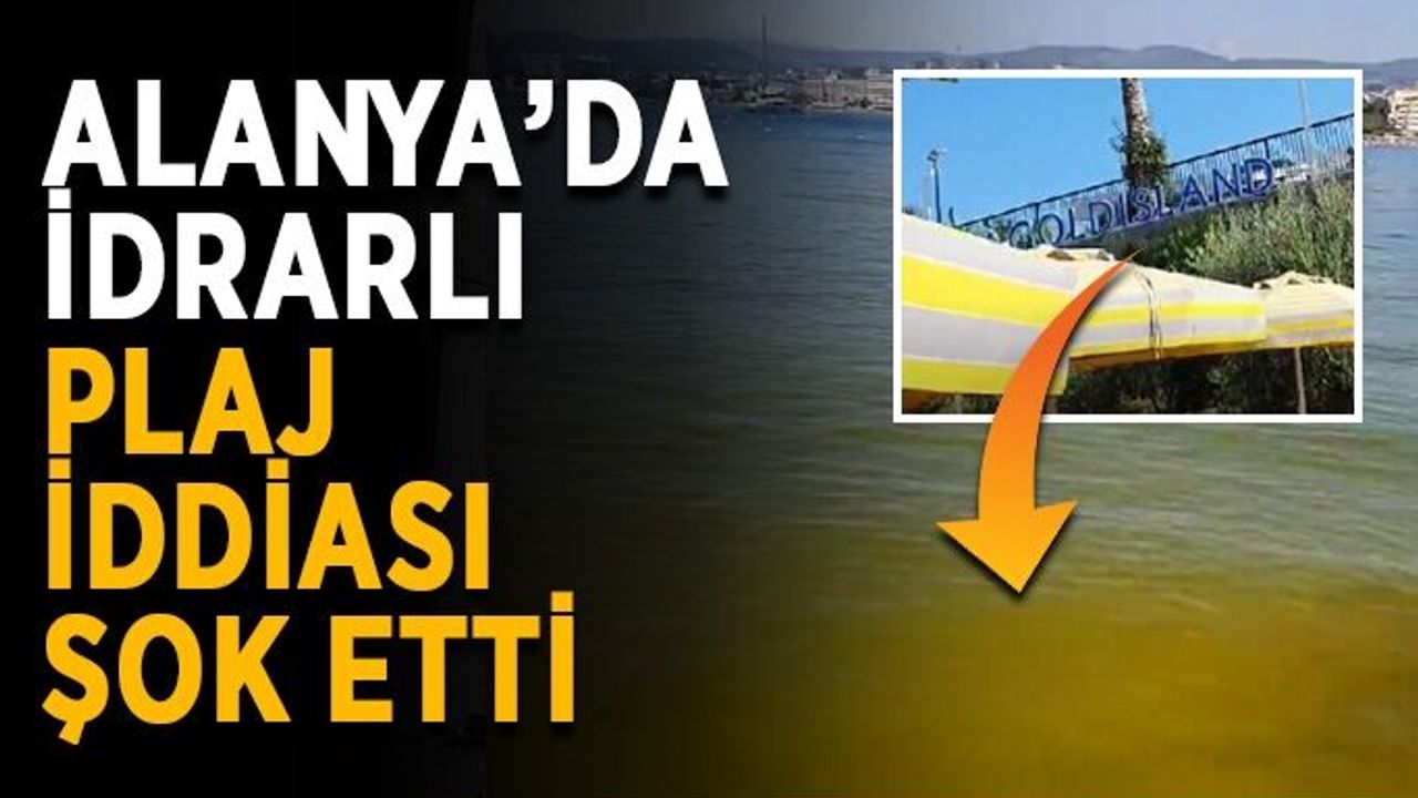 Gold Island Hotel plajına “Sidik havuzu” iddiası