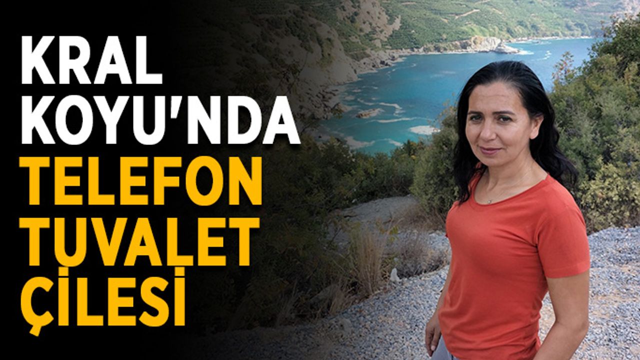 Kral Koyu'nda telefon ve tuvalet çilesi