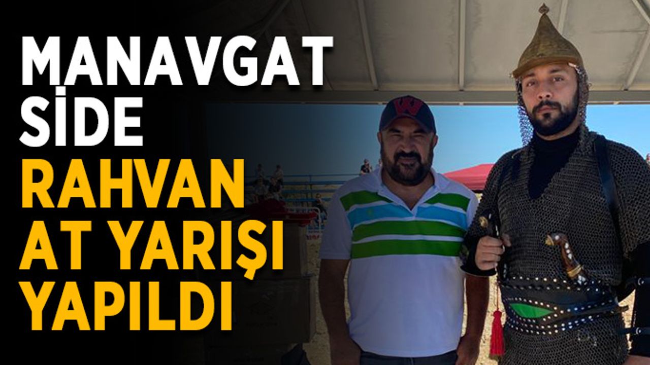 Manavgat-Side rahvan at yarışı yapıldı
