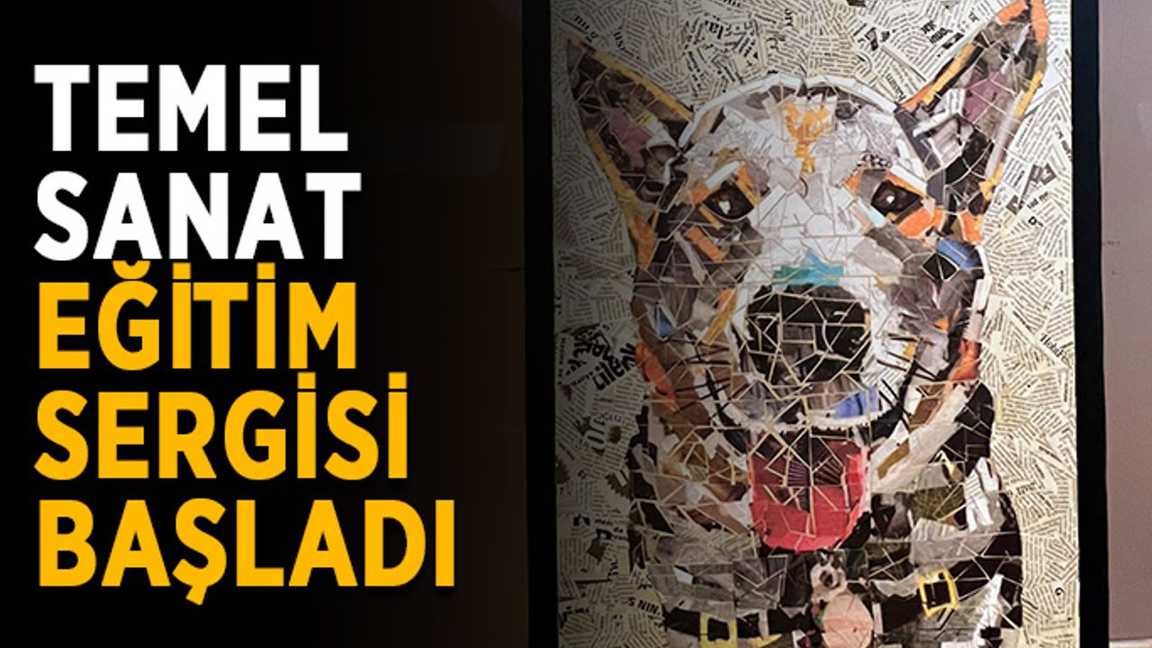 ALKÜ’nün temel sanat eğitim sergisi başladı