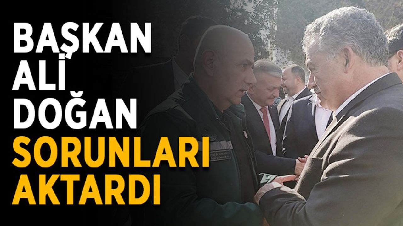 Başkan Doğan bakanlar ve milletvekilleriyle görüştü