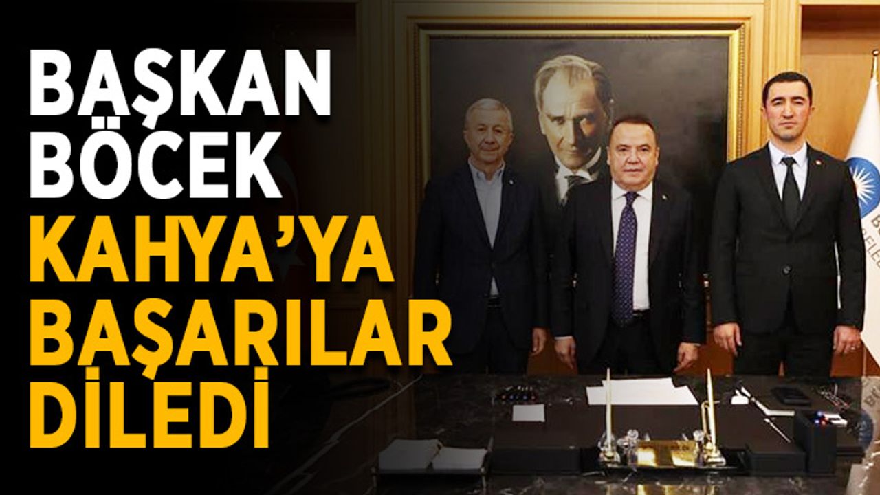 CHP’li aday adayı Kemal Kahya, Böcek’le buluştu