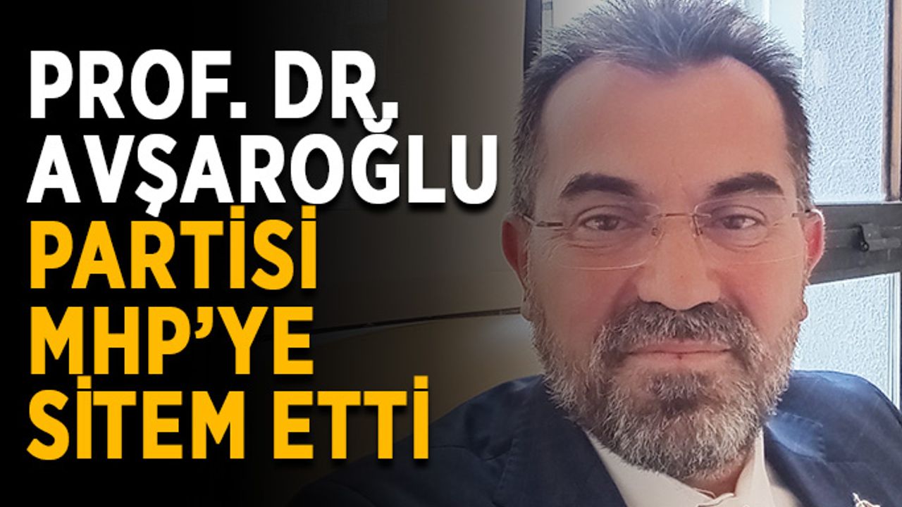 Prof. Dr. Avşaroğlu, partisi MHP’ye sitem etti