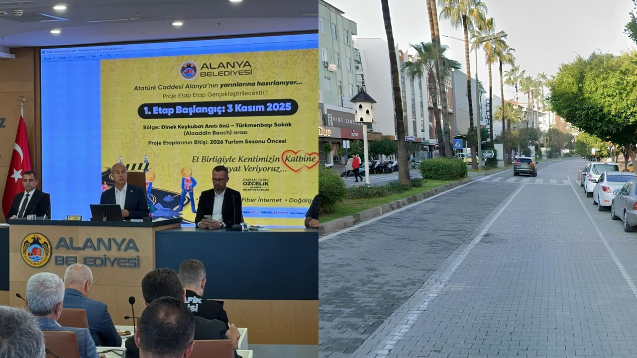 Alanya'da dev proje başlıyor! Parke taşları kalkıyor, asfalt geliyor