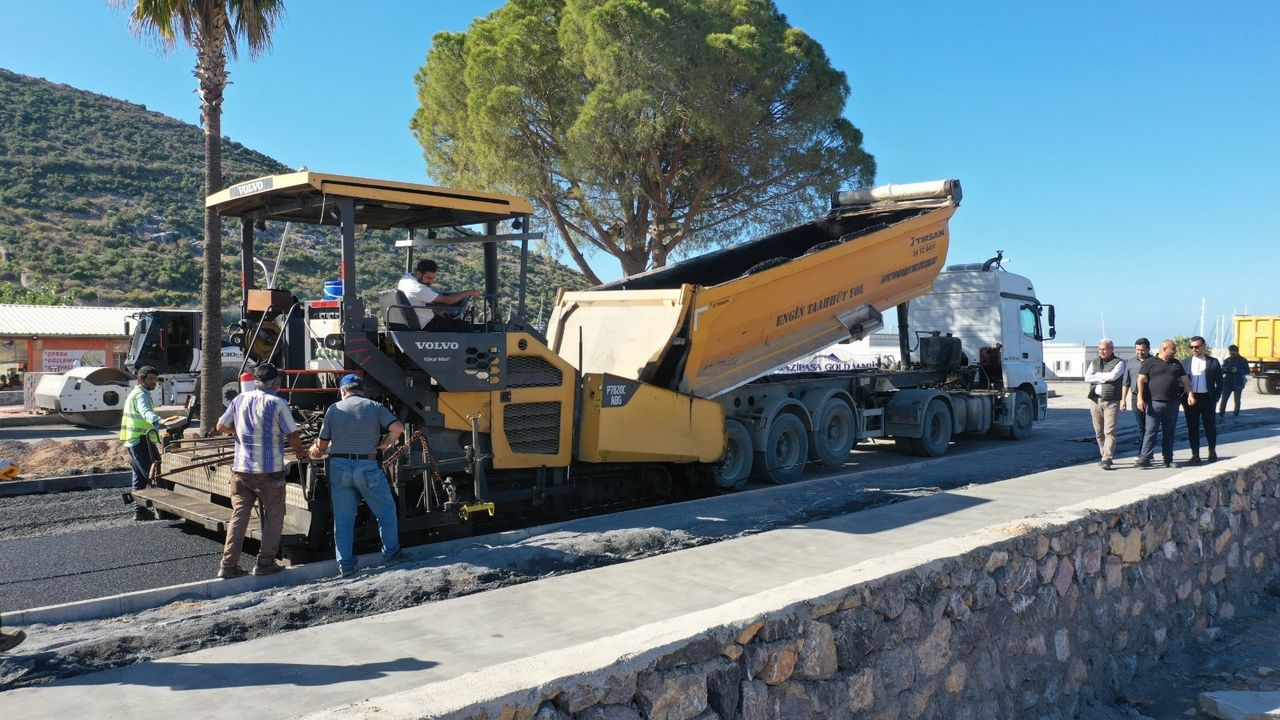 Komşuda köprü çalışması yerinde incelendi