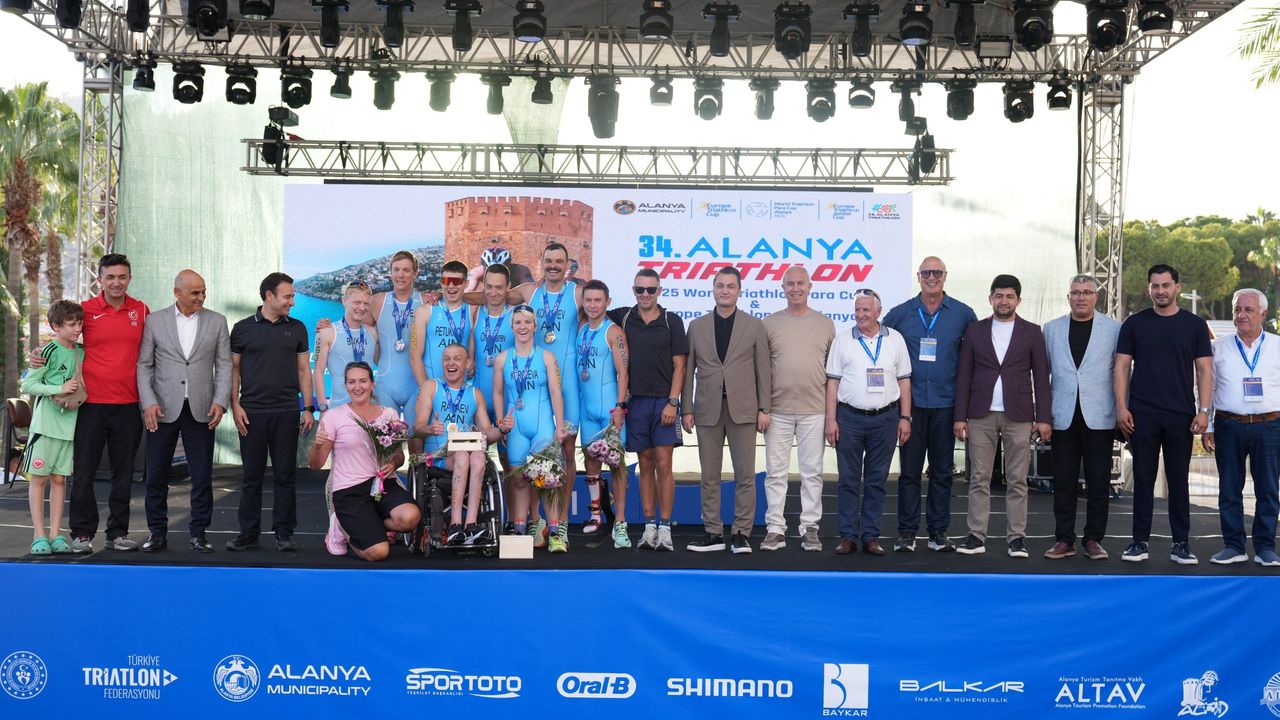 34 ülkeden 242 sporcu, Alanya'da ter döktü