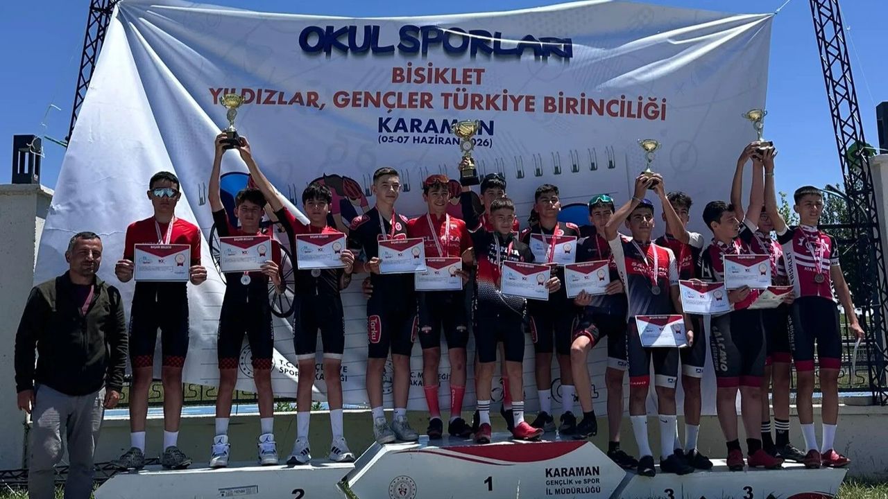 Alanya’nın genç bisikletçilerinden büyük başarı
