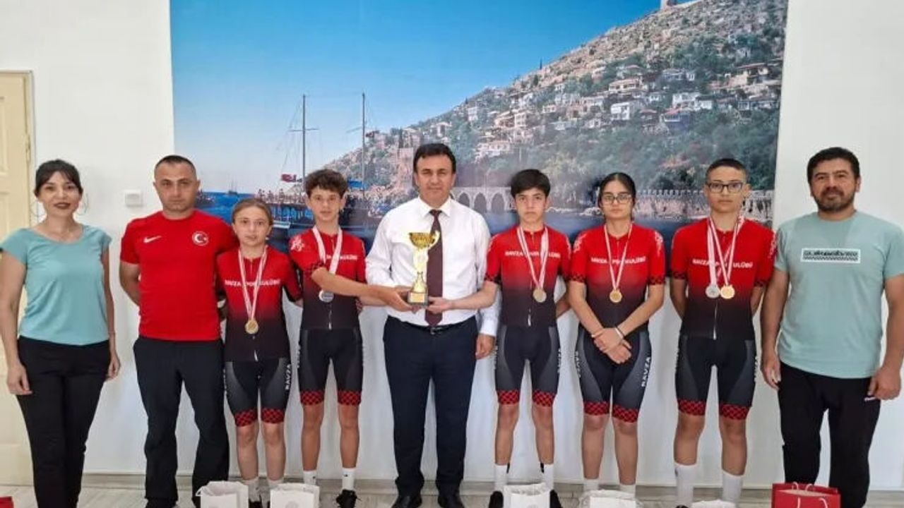 Alanya’nın gururu oldular: Pedalları Türkiye ikinc