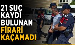 21 suç kaydı bulunan firari jandarmadan kaçamadı