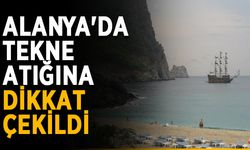 Alanya'da tekne atığına dikkat çekildi