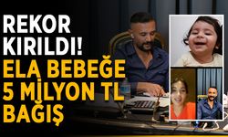 Alanya’da rekor kırıldı! Ela bebeğe 5 milyon TL bağış