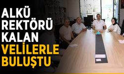 ALKÜ Rektörü Kalan, velilerle buluştu