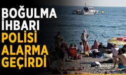 Boğulma ihbarı polisi alarma geçirdi