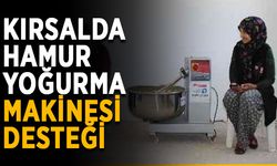 Kırsalda hamur yoğurma makinesi desteği