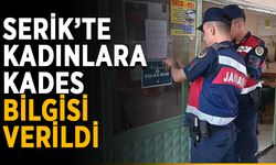Serik’te kadınlara KADES bilgisi verildi