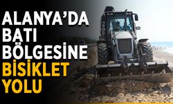 Alanya’da batı bölgesine bisiklet yolu