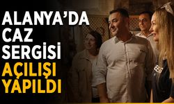 Alanya’da caz sergisi açılışı yapıldı