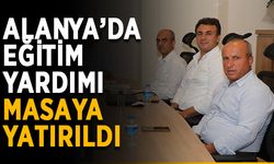 Alanya’da eğitim yardımı masaya yatırıldı