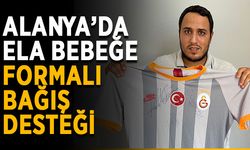 Alanya’da Ela bebeğe formalı bağış desteği