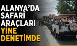 Alanya’da safari araçları yine denetimde