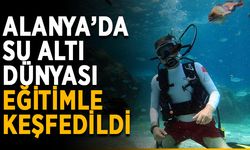 Alanya’da su altı dünyası keşfedildi