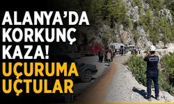 Alanya’da uçurumdan ağır yaralı çıkarıldı