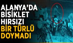 Alanya’da usta bisiklet hırsızı bir türlü doymadı