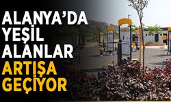 Alanya’da yeşil alanlar artışa geçiyor