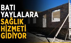 Batı yaylalara sağlık hizmeti gidiyor