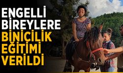 Engelli bireylere binicilik eğitimi verildi
