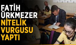 Fatih Ürkmezer öğrencilere başarılar diledi