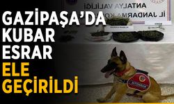 Gazipaşa’da kubar esrar ele geçirildi