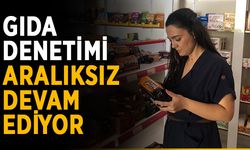 Gıda denetimi aralıksız devam ediyor