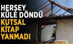 Herşey küle döndü, kutsal kitap yanmadı