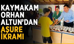 Kaymakam Orhan Altun’dan aşure ikramı