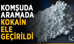 Komşuda aramada kokain ele geçirildi