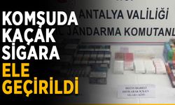 Komşuda kaçak sigara ele geçirildi