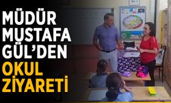 Müdür Mustafa Gül’den okul ziyareti