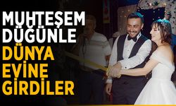 Muhteşem düğünle dünya evine girdiler