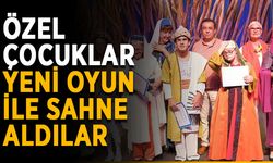 Özel çocuklar yeni oyun ile sahne aldılar