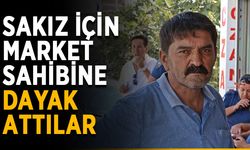 Sakız için market sahibine dayak attılar