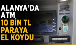 Sıkıştı kaldı, kurtaramadı! ATM parayı yuttu