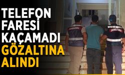 Telefon faresi kaçamadı, gözaltına alındı