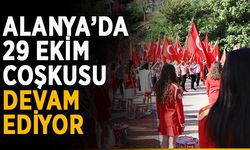 Alanya’da 29 Ekim coşkusu devam ediyor