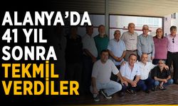 Alanya’da 41 yıl sonra tekmil verdiler
