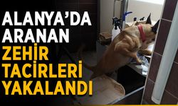 Alanya’da aranan zehir tacirleri yakalandı