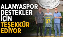 Alanyaspor destekler için teşekkür ediyor