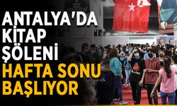Antalya'da kitap şöleni hafta sonu başlıyor